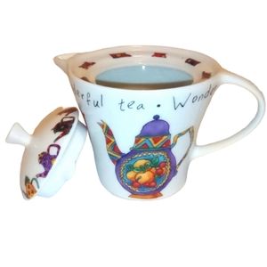 Multiple Choice Teapot with Lid, "Wonderful Teapots" multicolored, tea for one